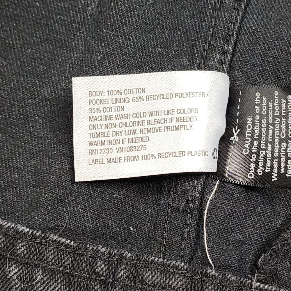 Universal Thread Freeborn Denim Jacket, Black, Small - Picture 9 of 9